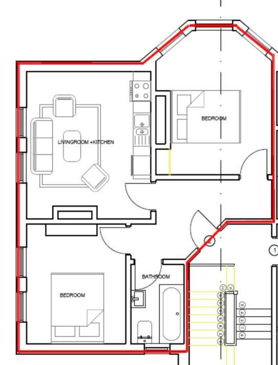 Flat-C, 4 Adults, 20 Mins To Beach, Netflix, Wifi, Sleeps 4 Adults بورنماوث المظهر الخارجي الصورة